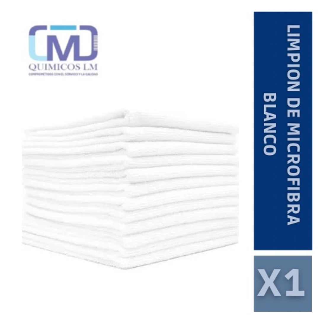 LIMPIÓN DE MICROFIBRA BLANCO