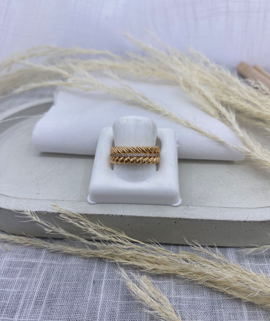 Anillo, oro rosa, covergold 