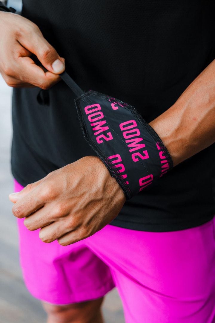 MUÑEQUERAS FIJAS 2WOD PINK 