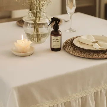 Imagen del producto Mantel Tusor Blanco Tiza VENDIDO 