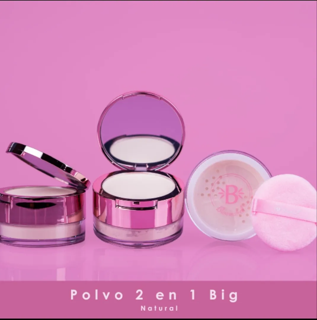 Polvo suelto translucent 2 en 1 grande(natural)