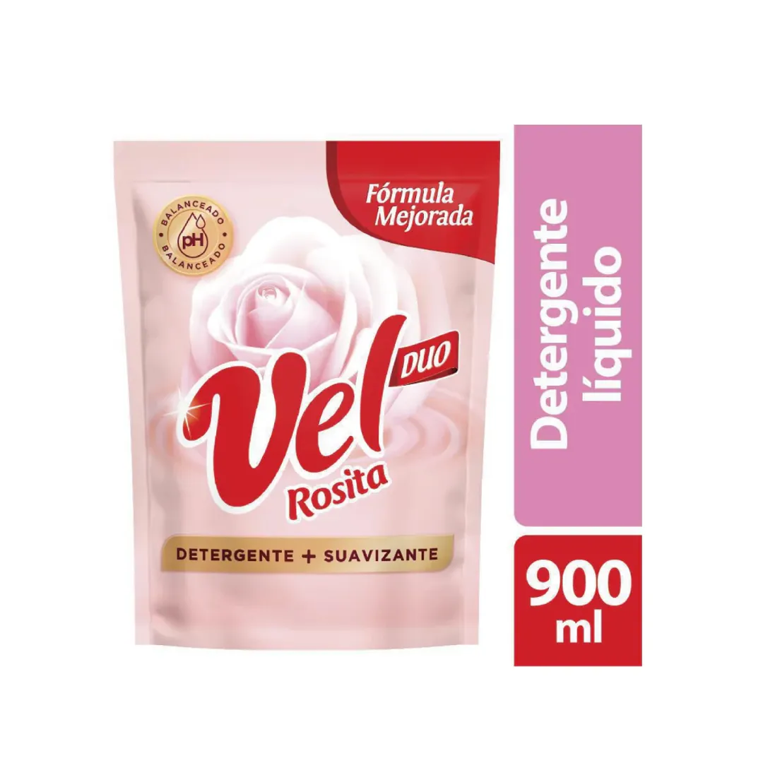 DETERGENTE LIQUIDO VEL ROSITA DOYPACK X 900 ML
