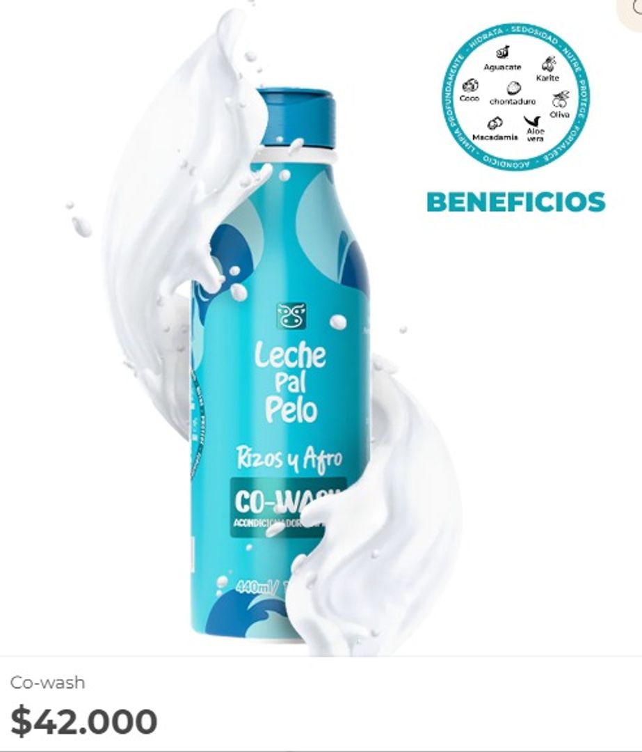 Co-Wash cabellos rizados y afros