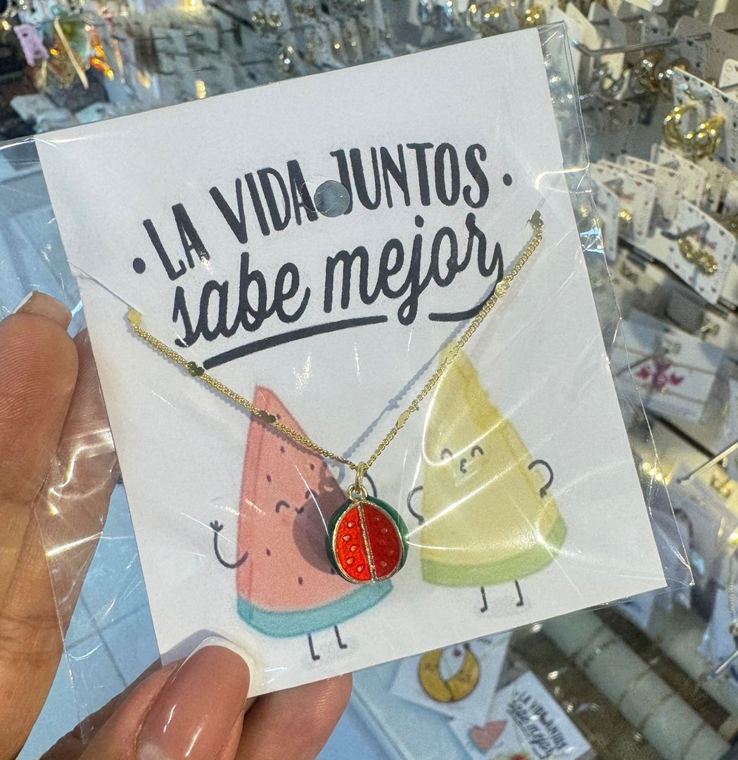 Cadenas en rodio fruticas