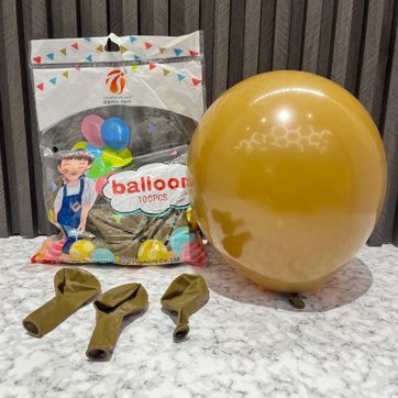 Imagen del producto GLOBO x 100 UNIDADES R12 CAFÉ FASHION 
