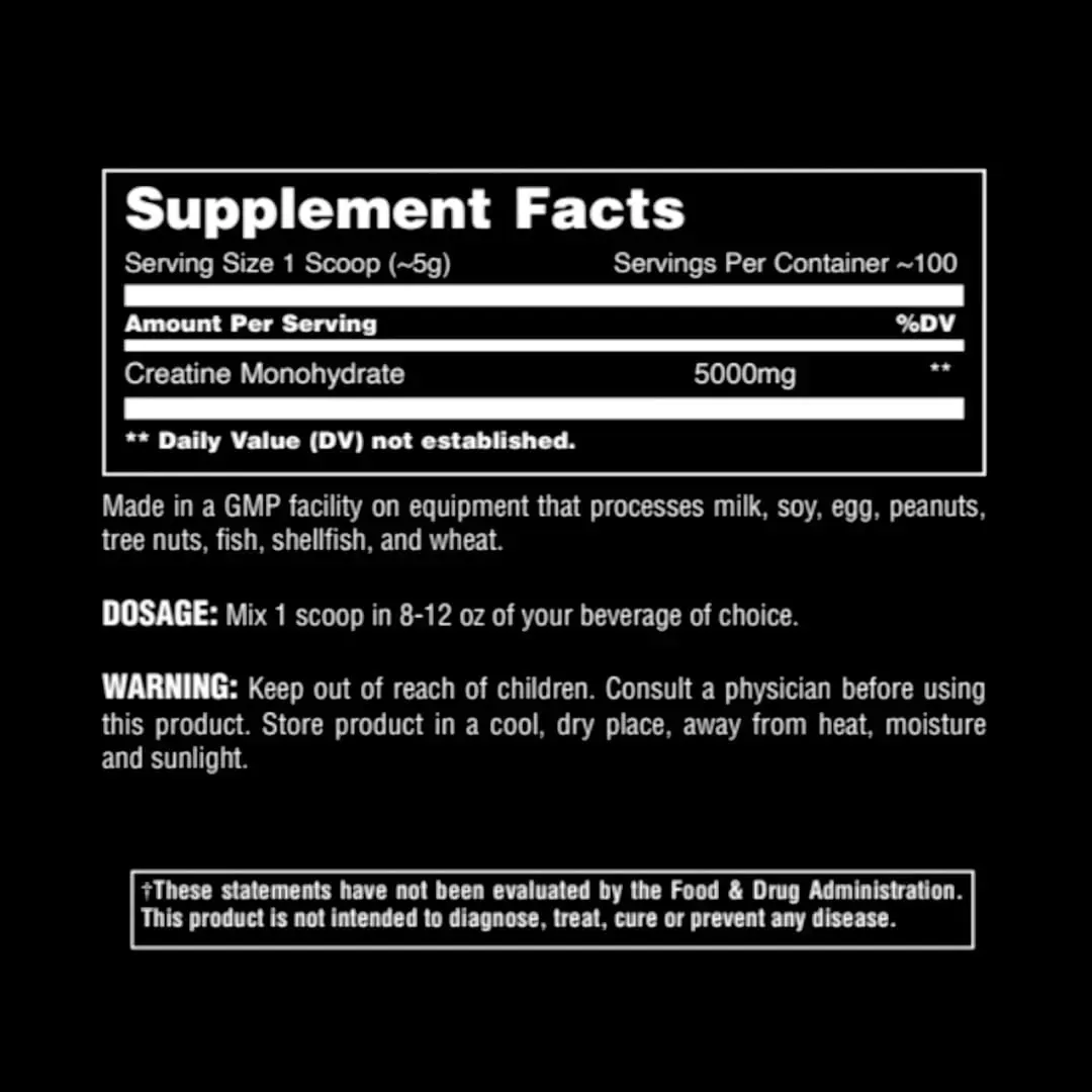 Creatina universal 500 gramos