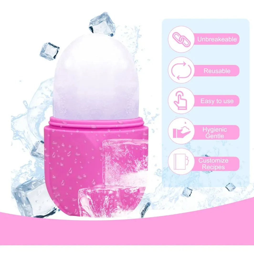 MOLDE SOPORTE HIELO MASAJEADOR FACIAL HIELOTERAPIA