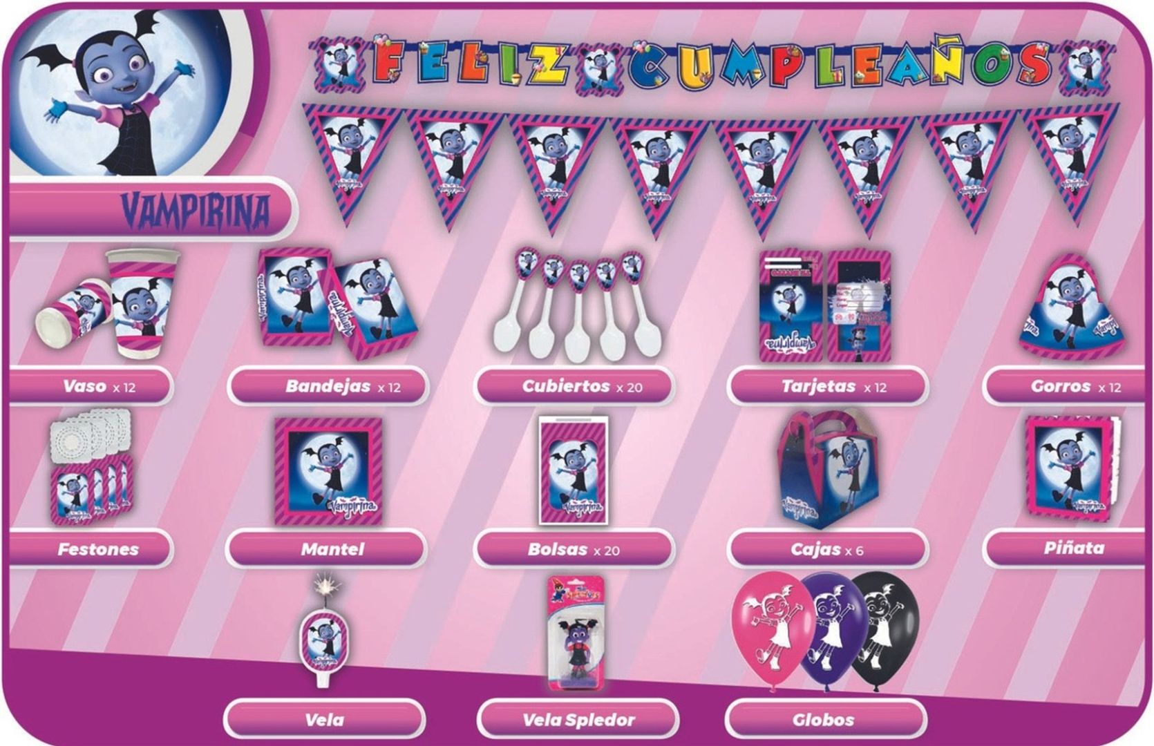 DECORACIÓN VAMPIRINA