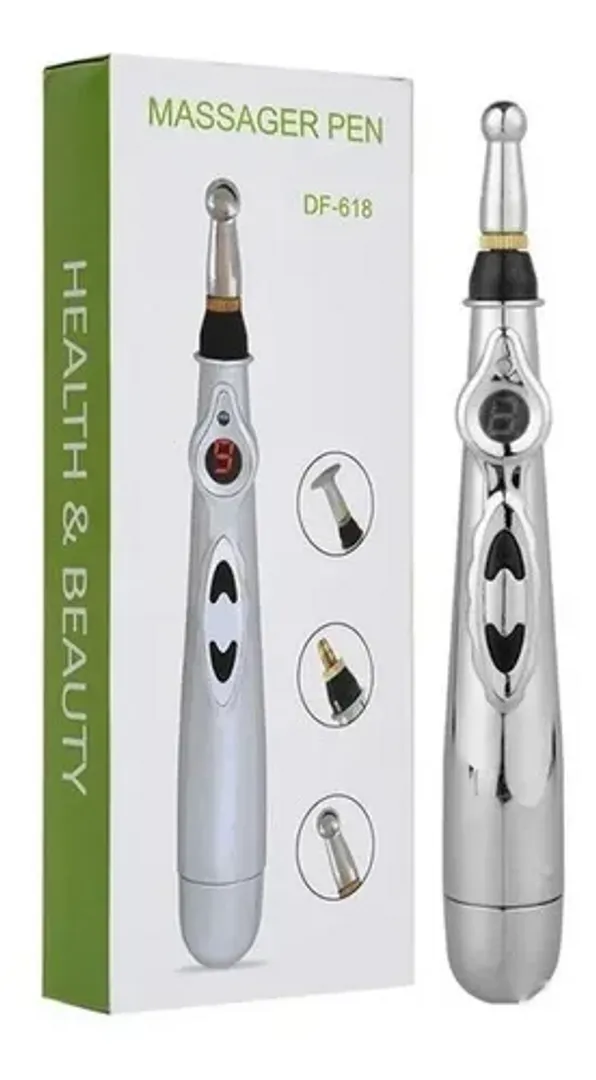 Lápiz Acupuntura Electrónico PEN DF-618 3 Cabezales Pantalla Digital