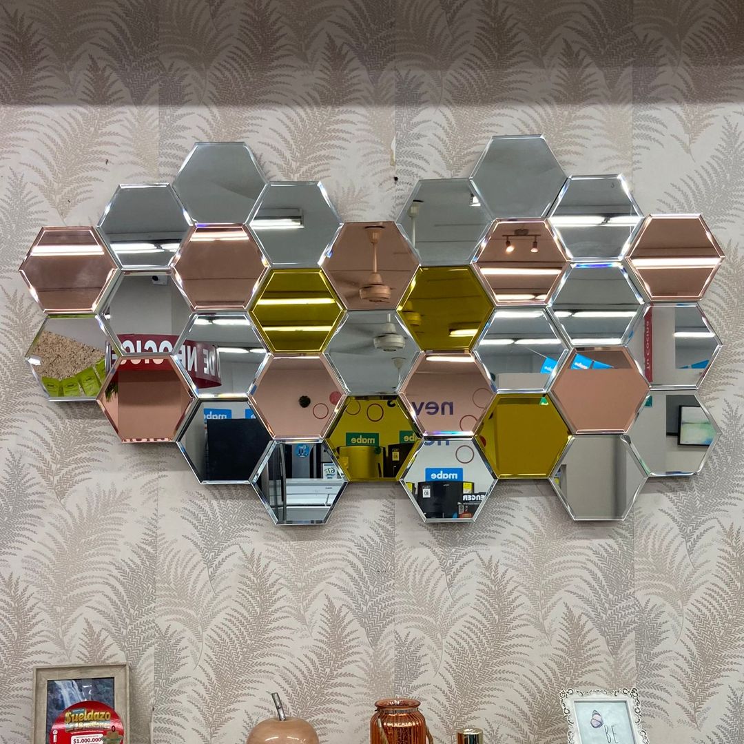 ESPEJO DECORATIVO COLMENA