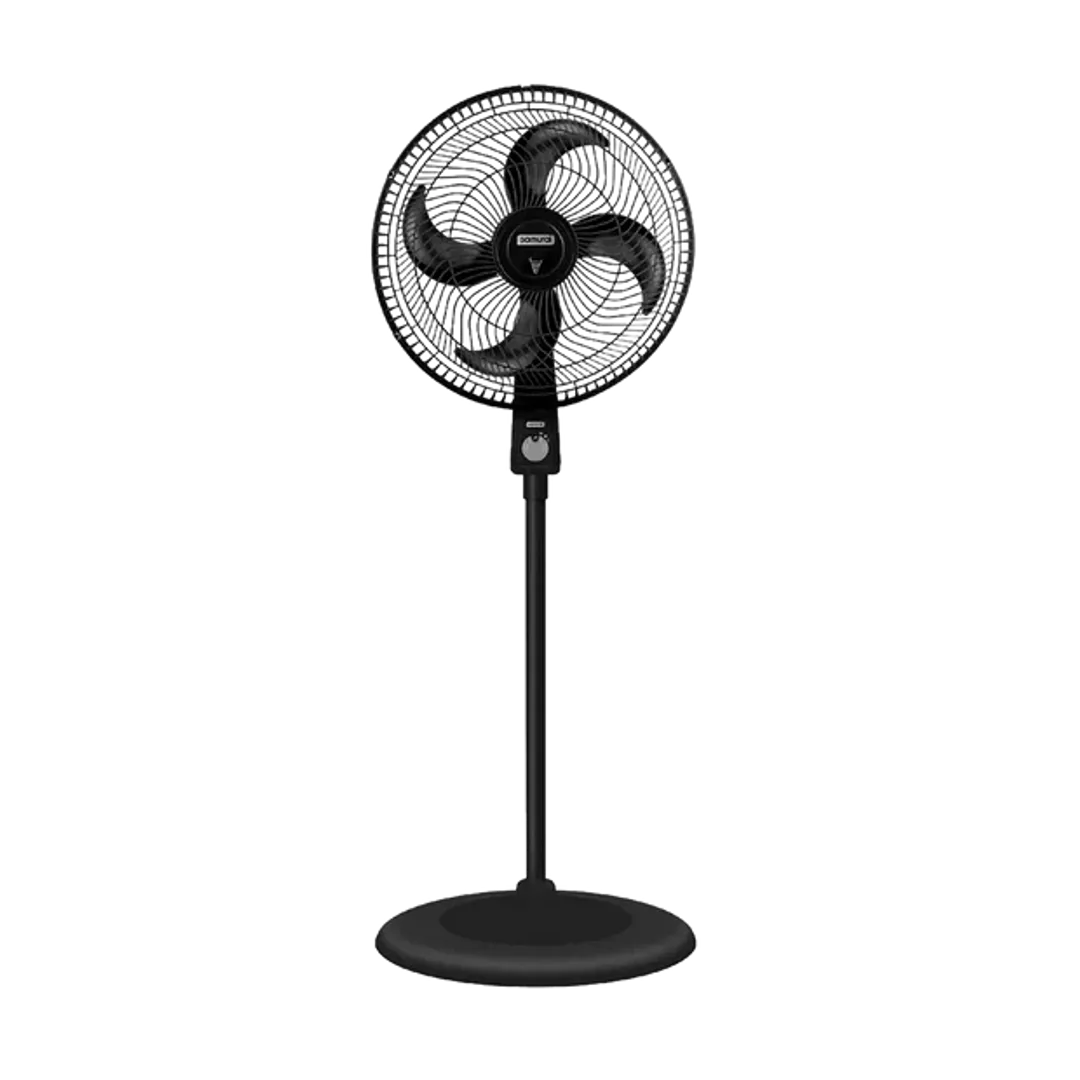 VENTILADOR SAMURAI DE PIE AIR TURBO NEGRO