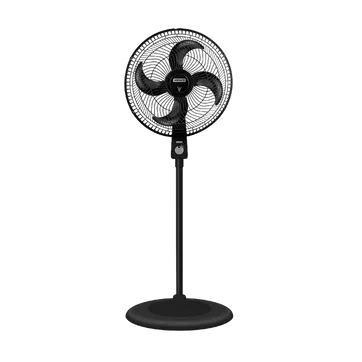 VENTILADOR SAMURAI DE PIE AIR TURBO NEGRO - imagen 1