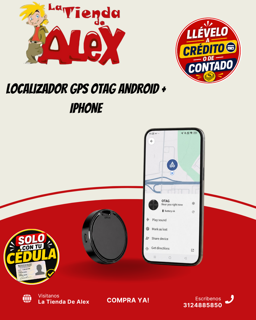 LOCALIZADOR GPS OTAG ANDROID + IPHONE