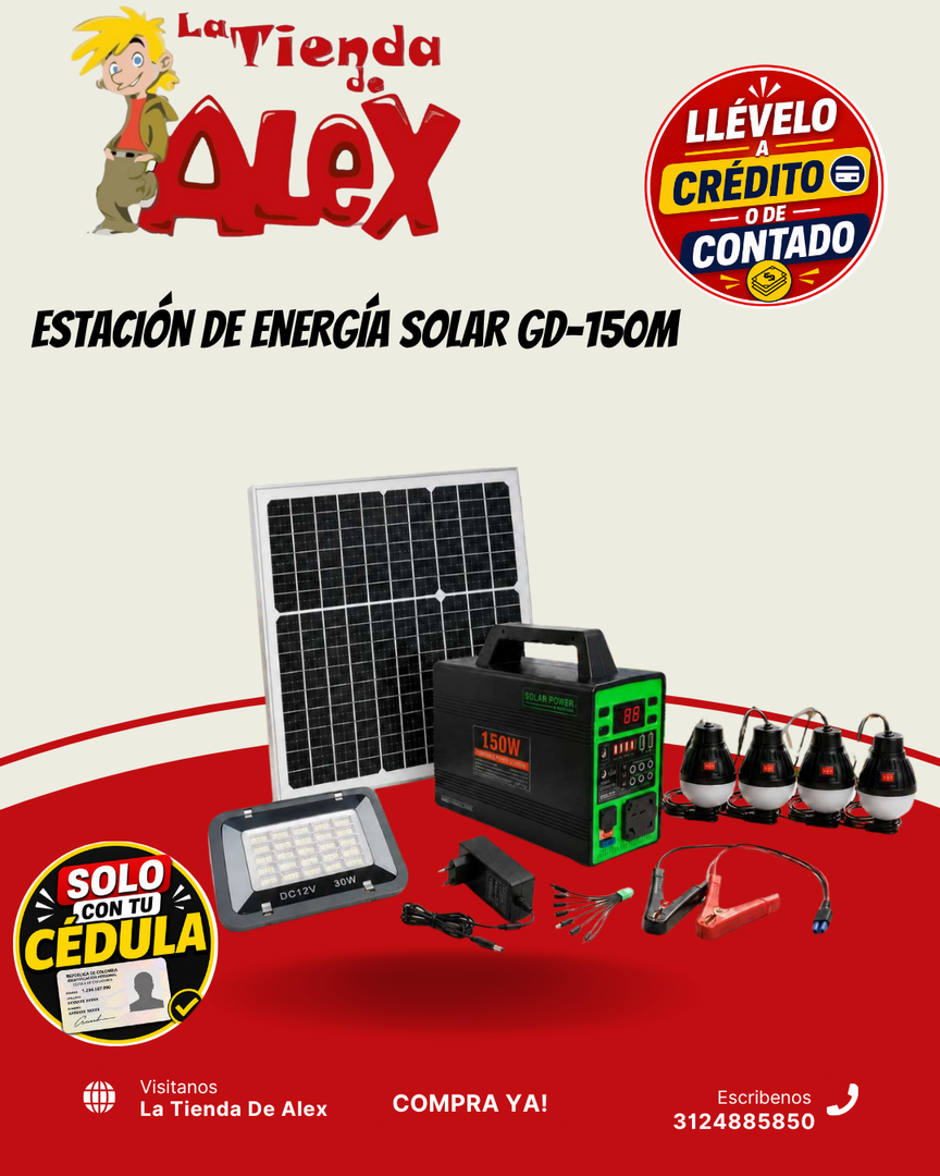 ESTACIÓN DE ENERGÍA SOLAR GD-150M