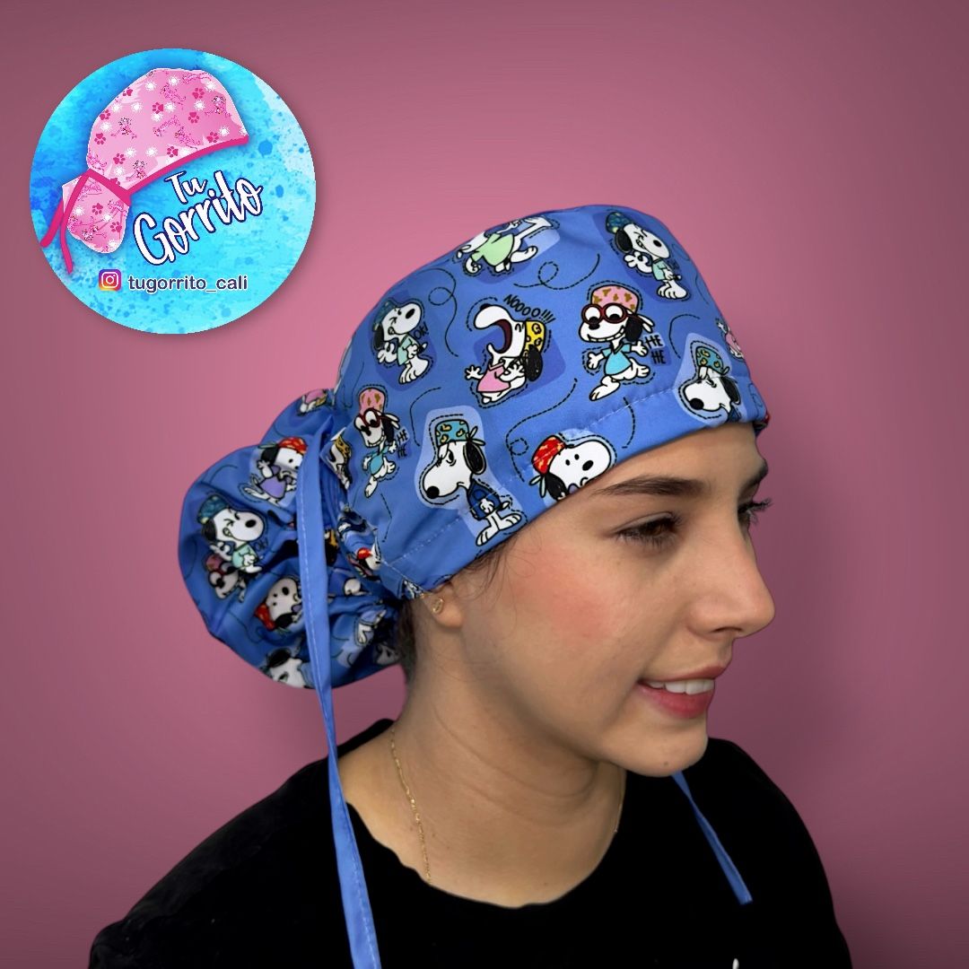 Snoopy gorritos fondo azul 