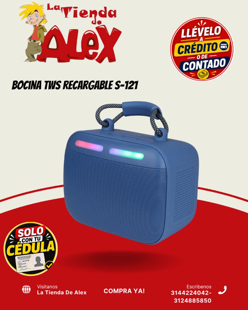 Bocina TWS Recargable S-121