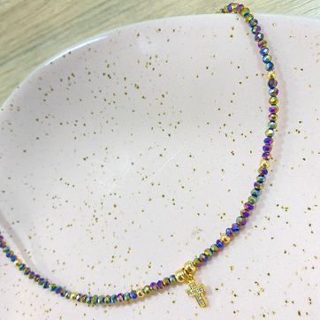 Imagen del producto Choker murano y balín 3mm 