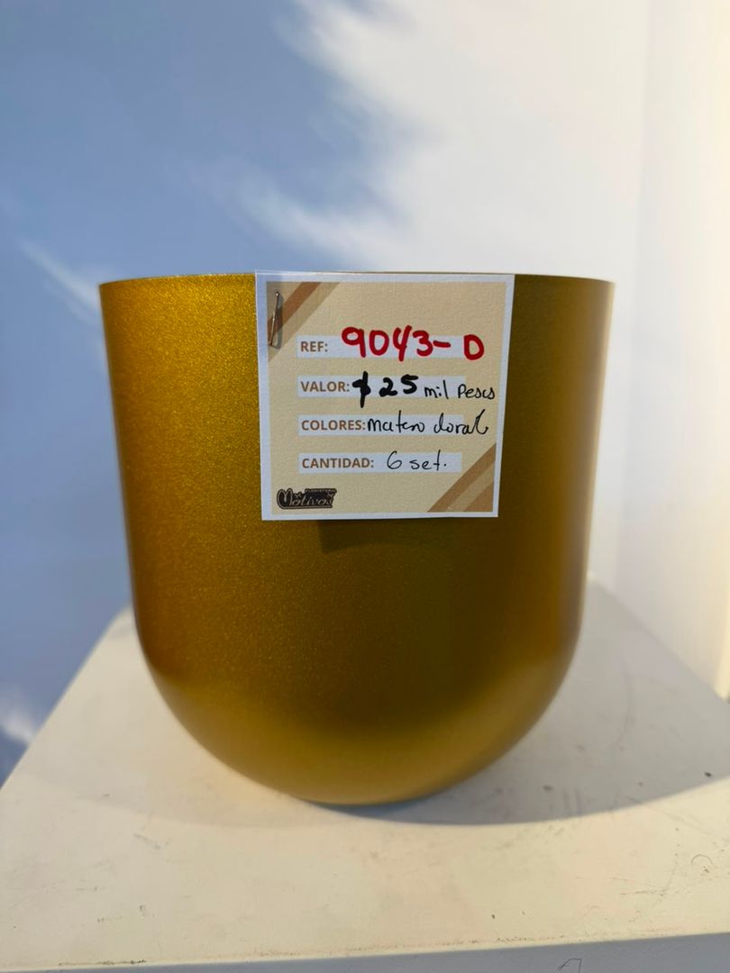 MATERO PEQUEÑO DORADO 