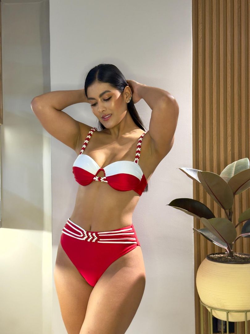 VESTODO DE BAÑO MACRAME 