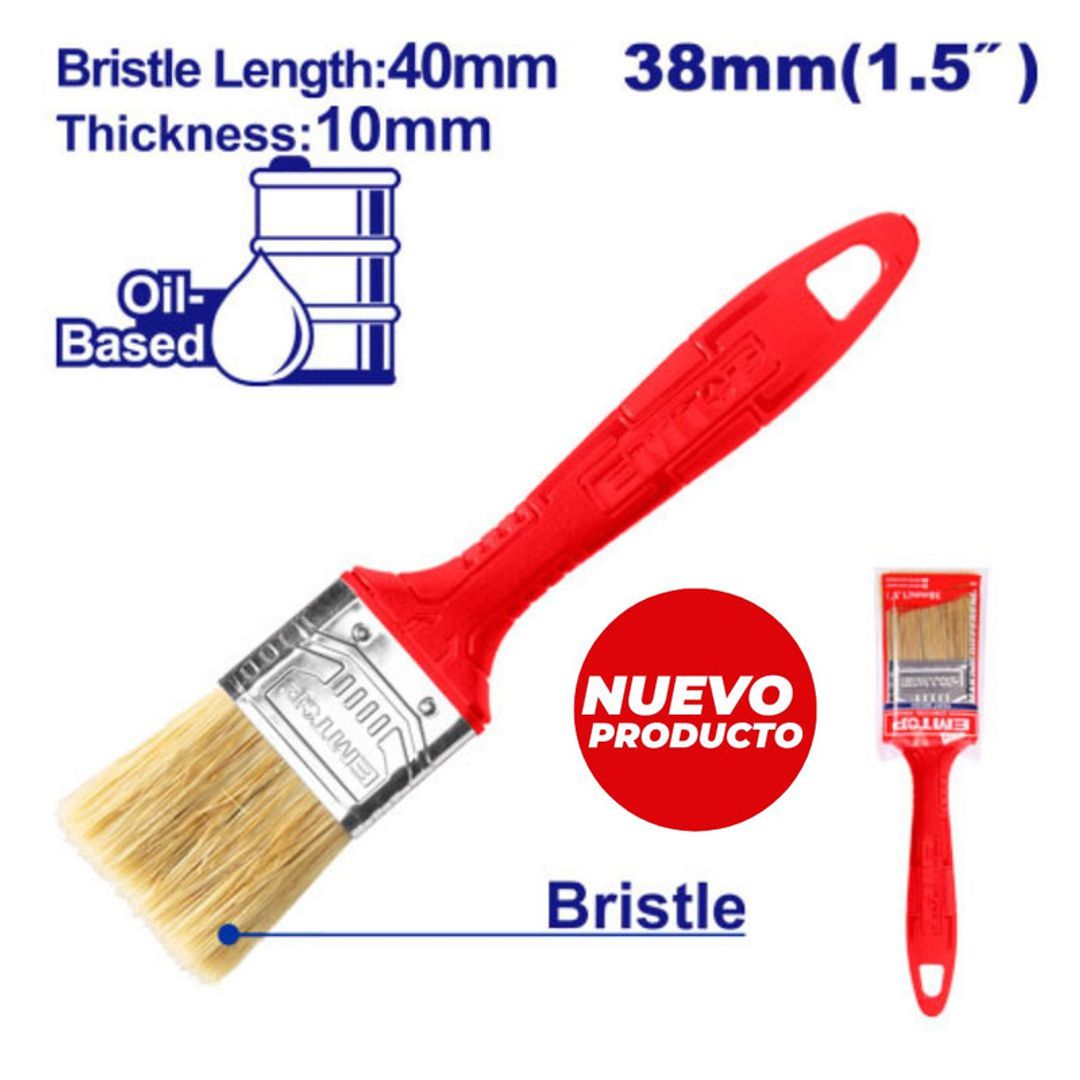 EMTOP BROCHA 1-1/2" CERDA PARA BASE ACEITE SUPER EMTOP