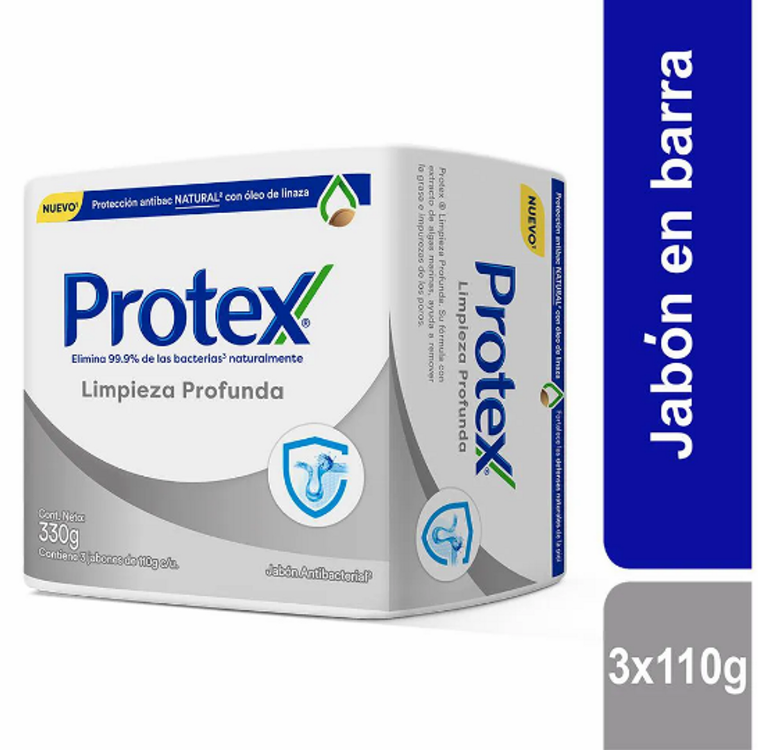 PROTEX LIMPIEZA PROFUNDA*3*110G