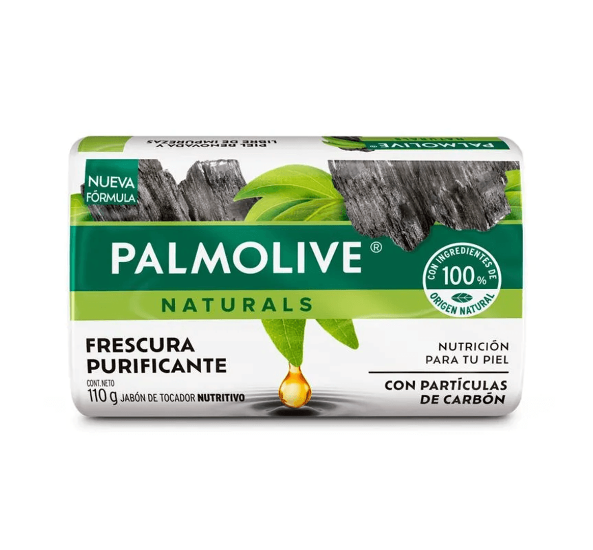 JABON PALMOLIVE CON PARTICULAS DE CARBON X 110 GR