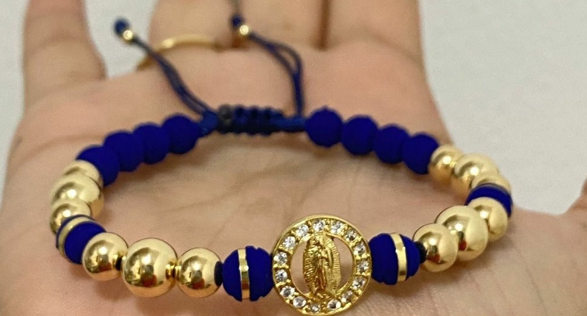 Pulsera Virgen guadalupe circonias