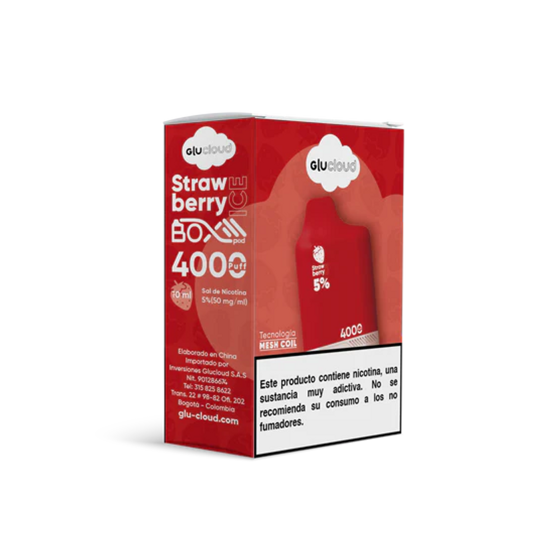 Glu Cloud POD Box 4000  puff