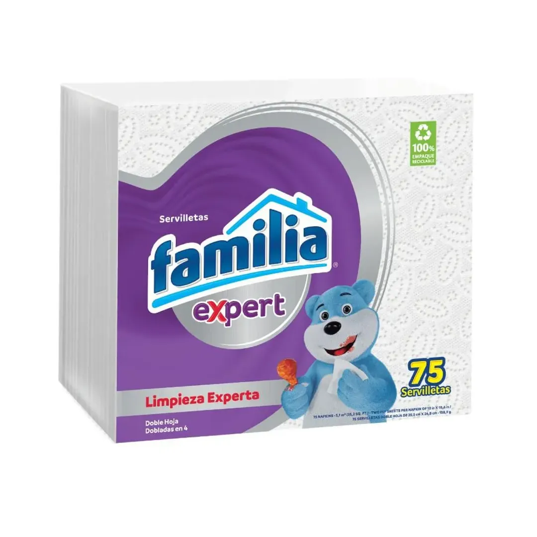 SERVILLETA FAMILIA EXPERT X 75 HOJAS