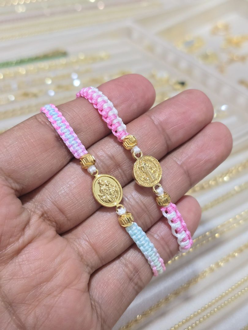 Medallita san benito y virgen del carmen