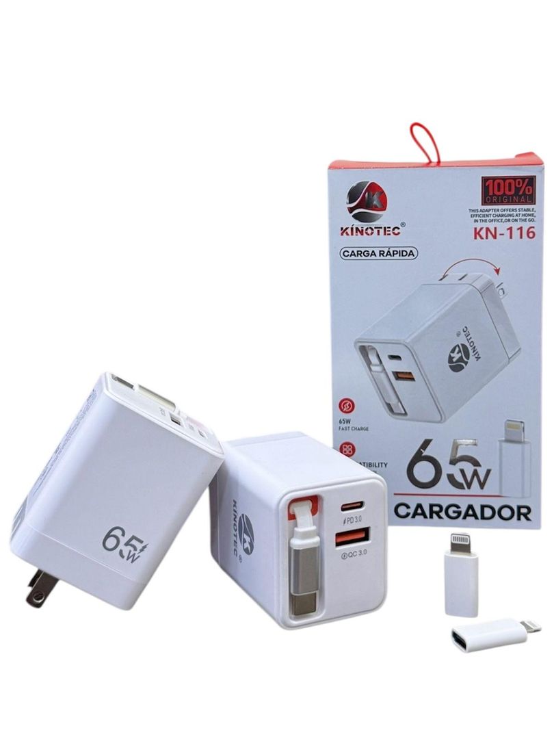 CARGADOR 4 IN 1 PARED