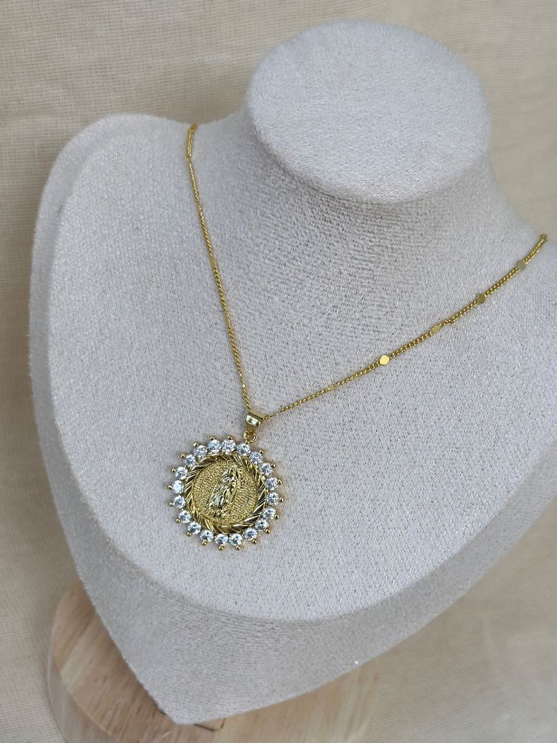 Cadena medalla Guadalupe 