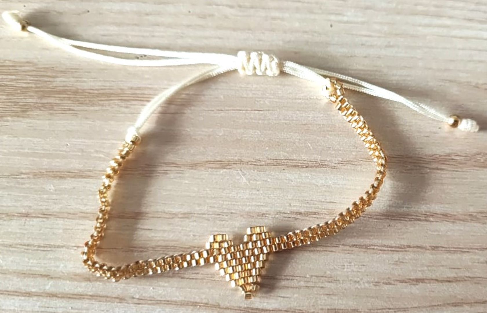 Pulsera mini corazon centro