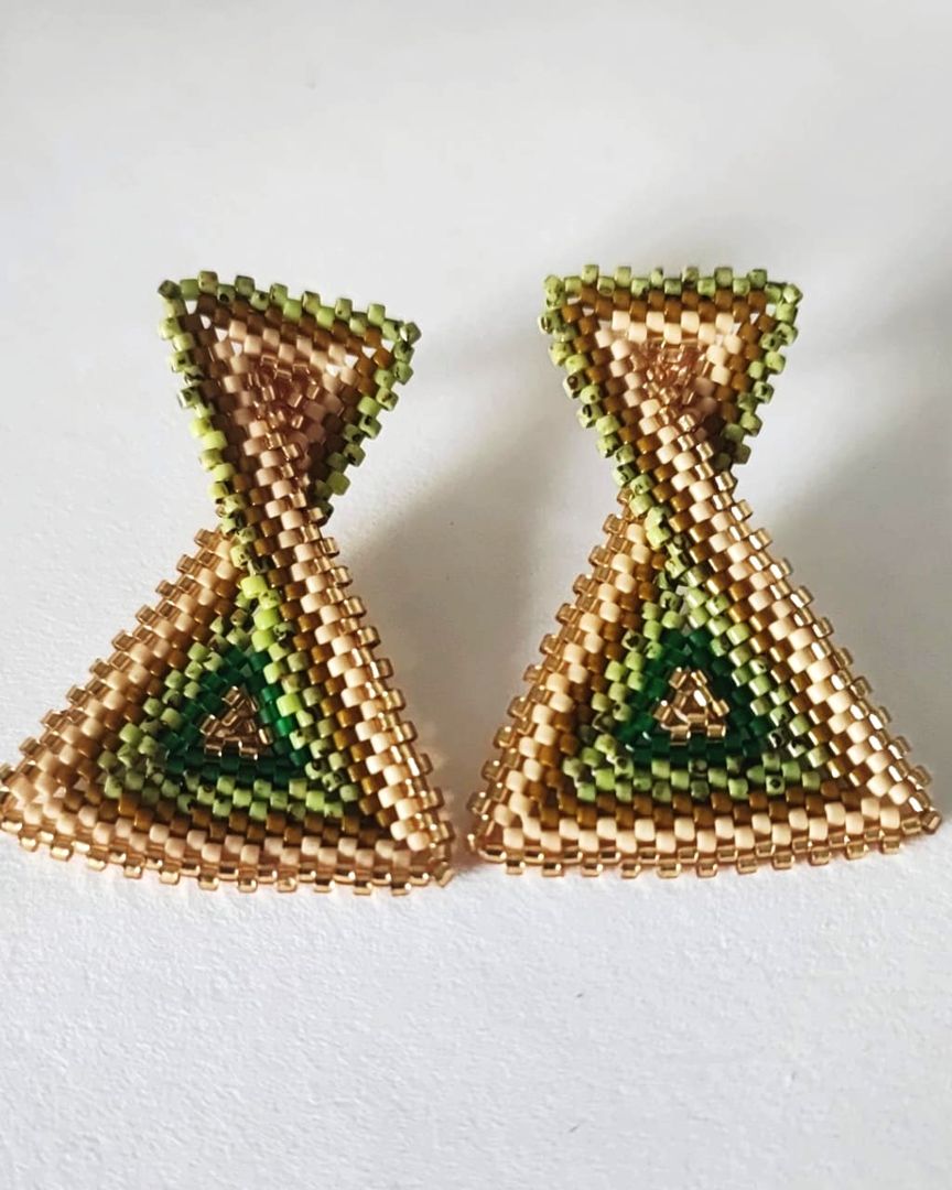 Arete Doble Triangulo Miyuki