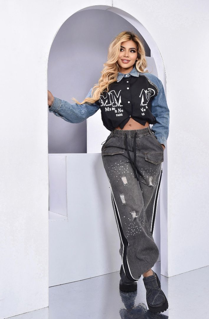 JEAN BRILLOS CREMALLERA