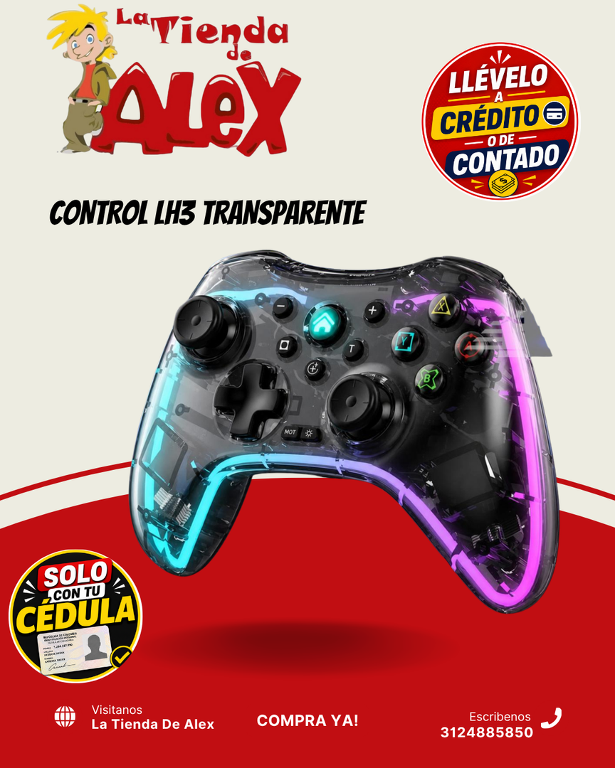 CONTROL LH3 TRANSPARENTE