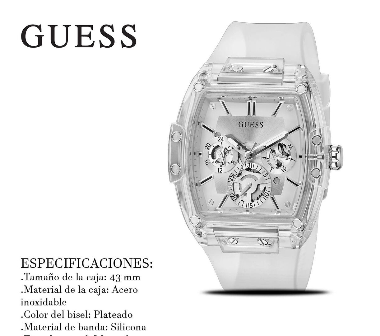 RELOJ GUESS PARA HOMBRE 