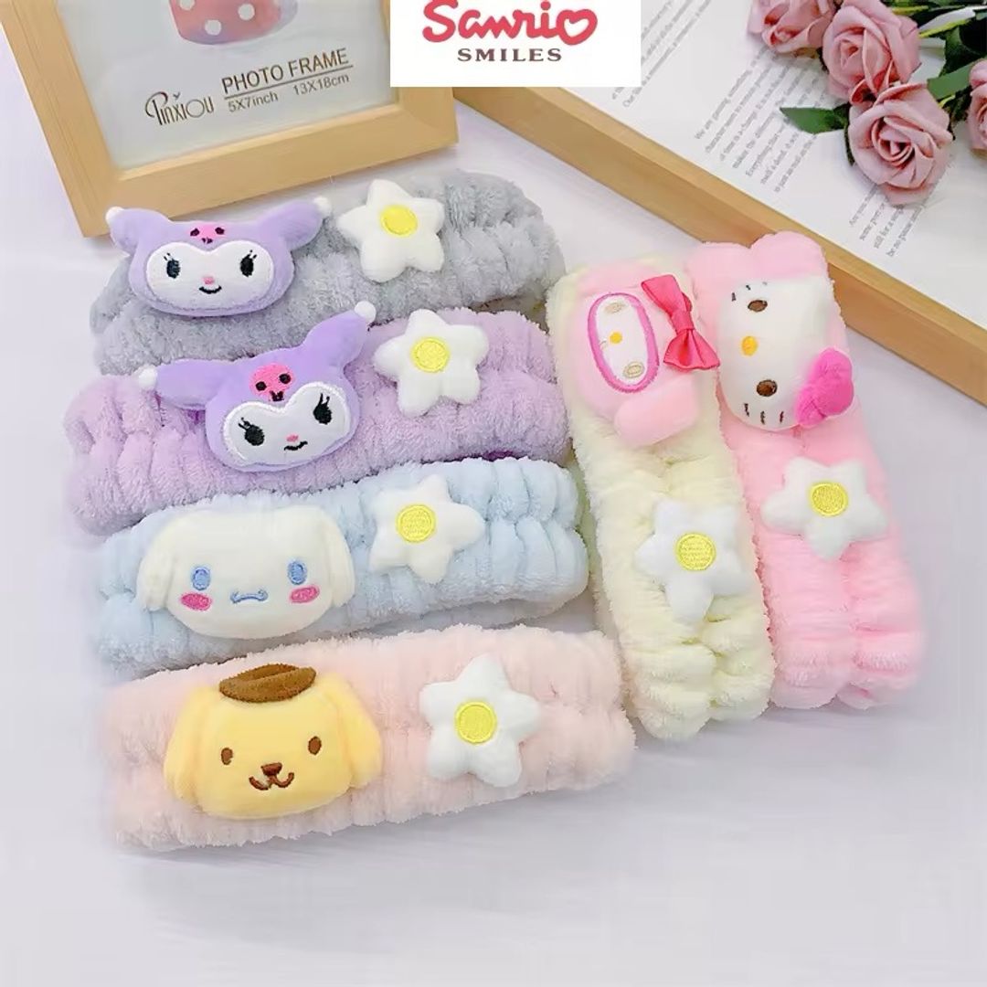 Diadema de rutina facial Sanrio