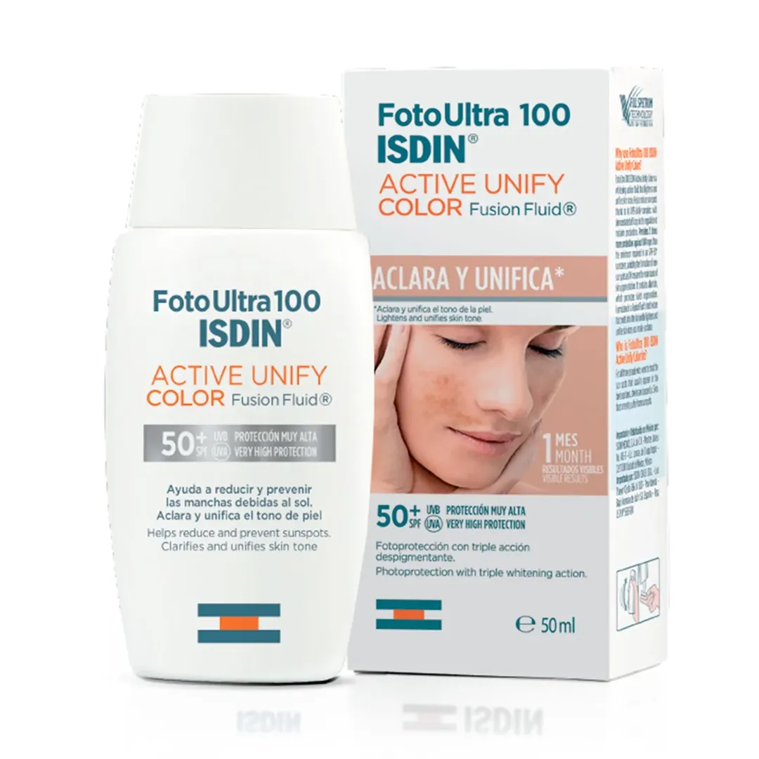 BLOQUEADOR SOLAR ACTIVE UNIFY CON COLOR 50 ML ISDIN