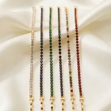 Imagen del producto Pulsera rodio colores 