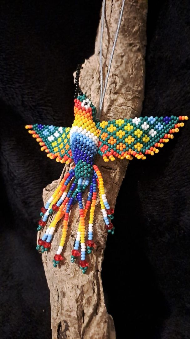 COLIBRI -Beaded Hummingbirds Hanging-