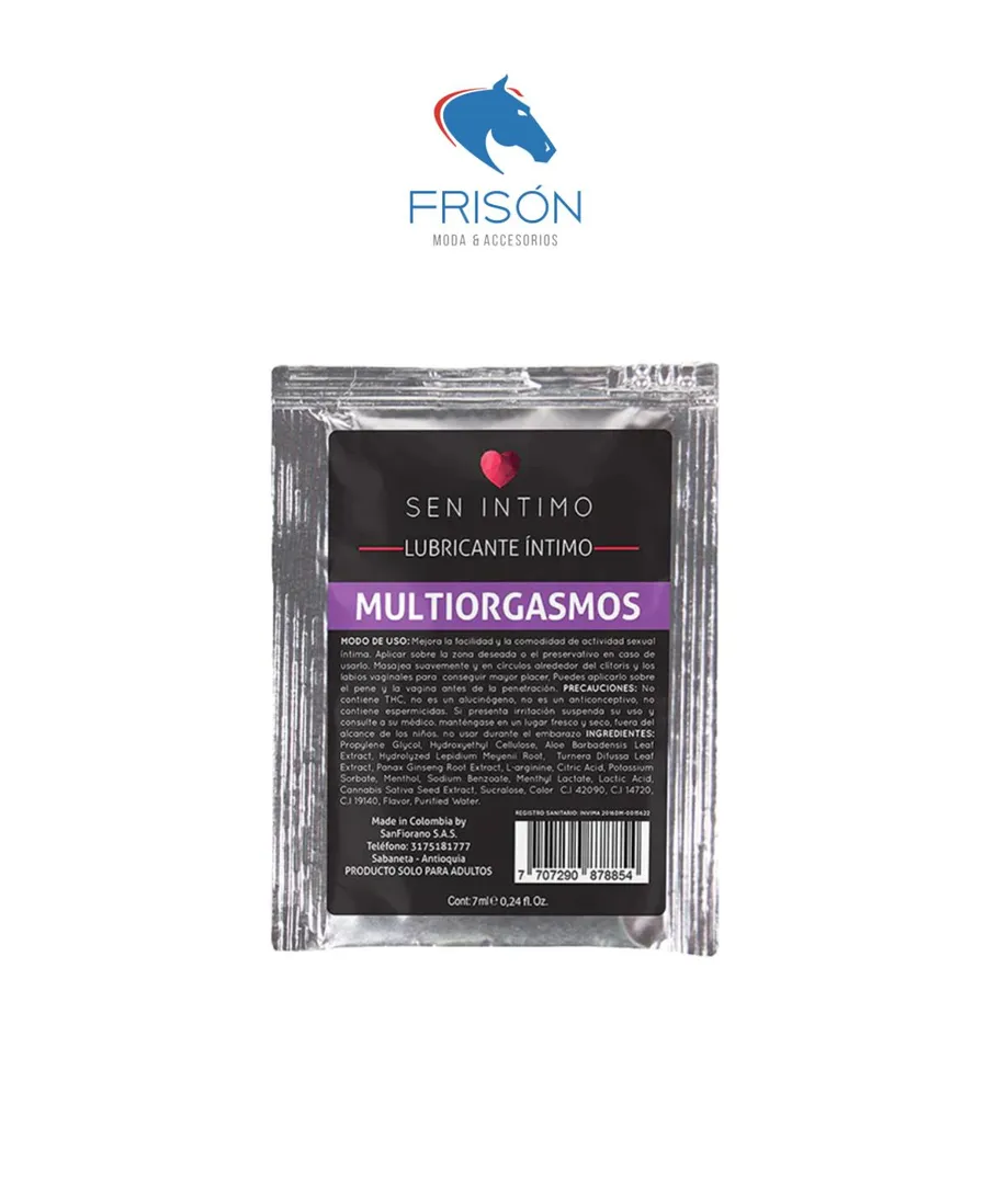 Multiorgasmos Sachet X 7 Ml Sen Intimo
