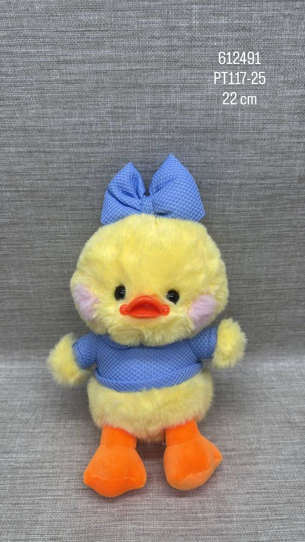 PATA CON MOÑO AZUL 22 CM