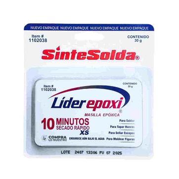 Imagen del producto MASILLA ESTANDAR XS 10 MINUTOS 30GRS