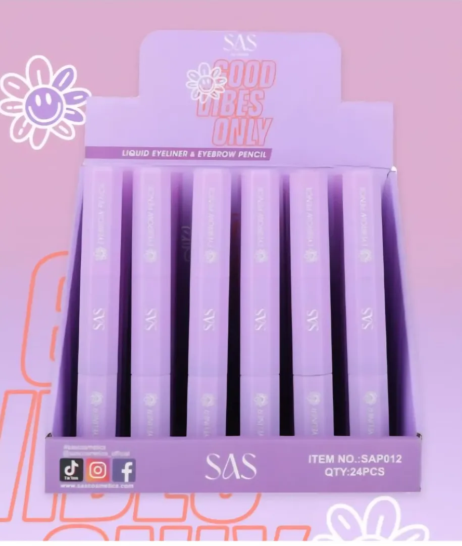 2EN1 Delineador y lapiz para cejas retractil SAS  