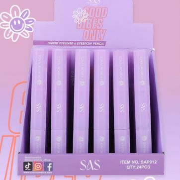 2EN1 Delineador y lapiz para cejas retractil SAS   - imagen 1