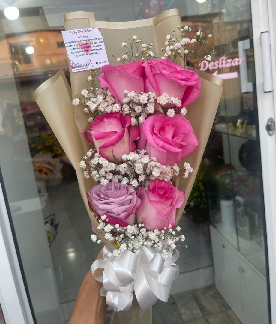 Ramo de 6 Rosas