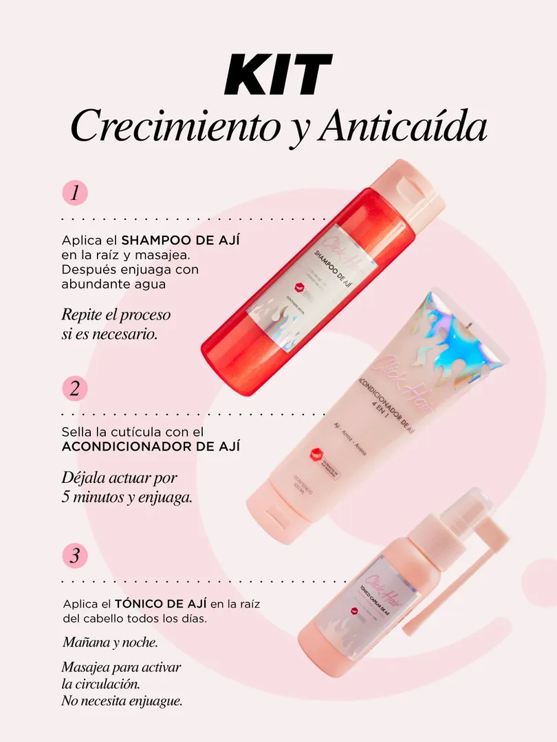 Kit Capilar línea de ají anticaída