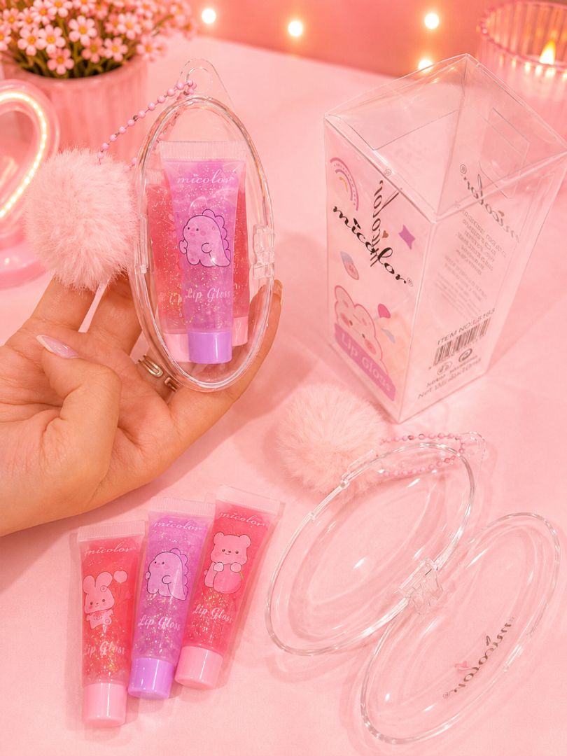 Gloss estuche x3 llavero 