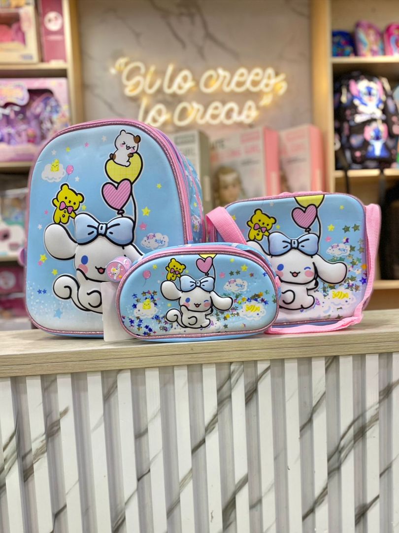 KIT CINA MOCHILA ESCOLAR